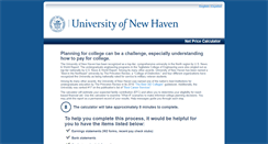 Desktop Screenshot of newhaven.studentaidcalculator.com
