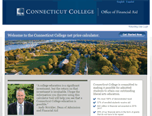 Tablet Screenshot of conncoll.studentaidcalculator.com