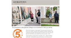 Desktop Screenshot of georgetowncollege.studentaidcalculator.com