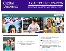 Tablet Screenshot of capital.studentaidcalculator.com