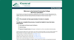 Desktop Screenshot of cccneb.studentaidcalculator.com