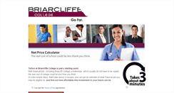 Desktop Screenshot of briarcliffe.studentaidcalculator.com