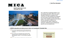 Desktop Screenshot of mica.studentaidcalculator.com