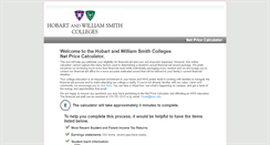 Desktop Screenshot of hws.studentaidcalculator.com