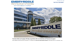 Desktop Screenshot of erau.studentaidcalculator.com