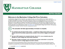 Tablet Screenshot of manhattan.studentaidcalculator.com