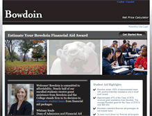 Tablet Screenshot of bowdoin.studentaidcalculator.com