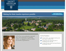 Tablet Screenshot of anselm.studentaidcalculator.com