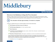 Tablet Screenshot of middlebury.studentaidcalculator.com