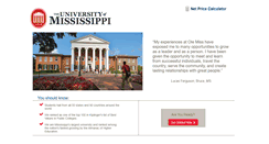 Desktop Screenshot of olemiss.studentaidcalculator.com